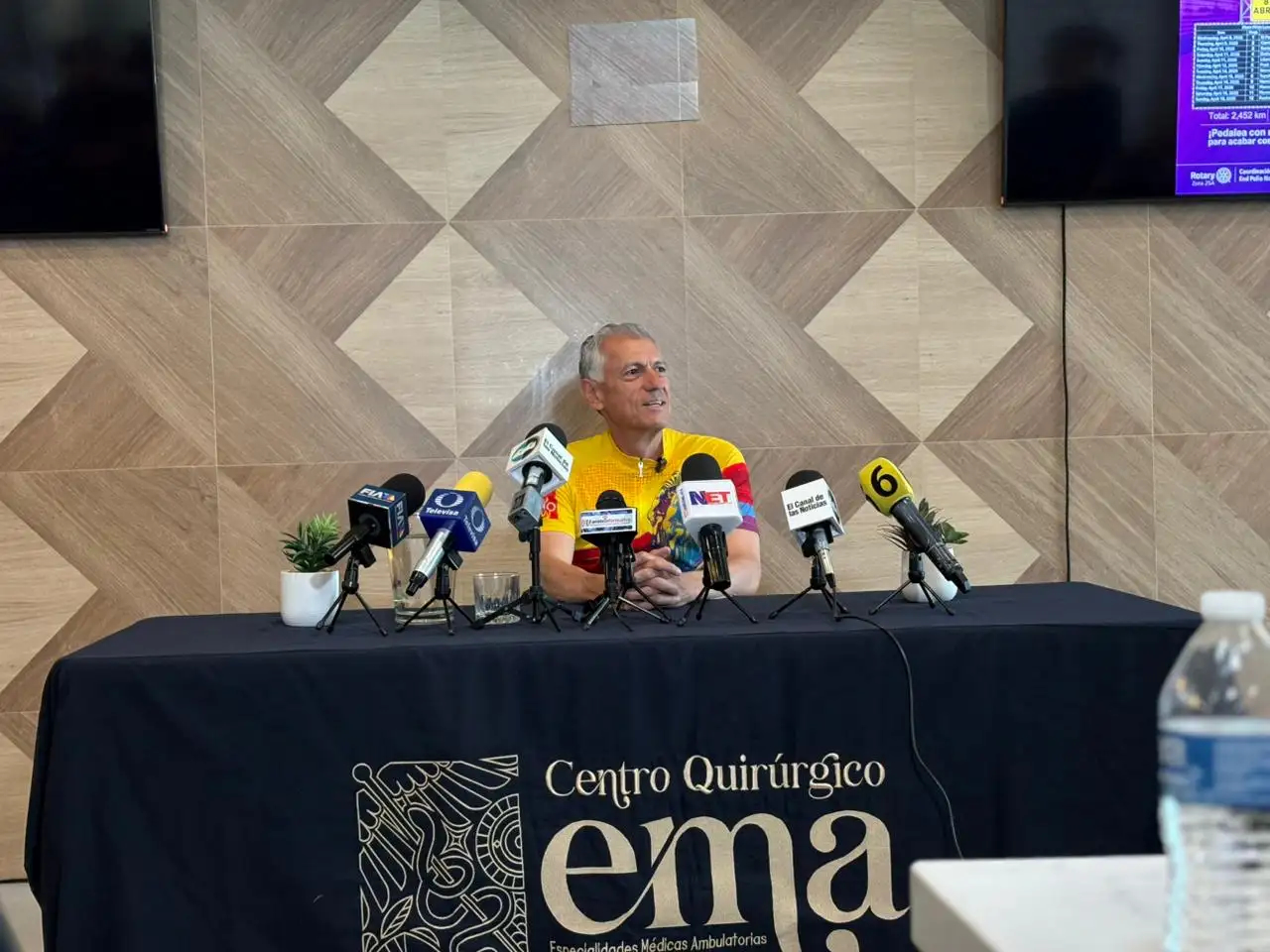 Recorrerá más de 2 mil km en favor de campañas de vacunación contra la polio