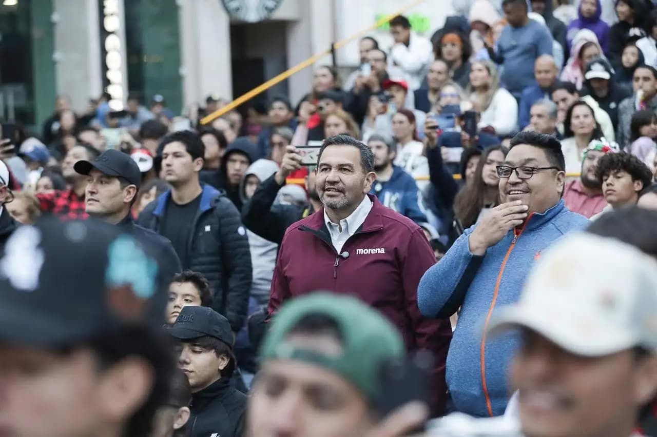 Estoy muy contento, la recepción fue muy buena por parte de los capitalinos: Cruz Pérez Cuéllar