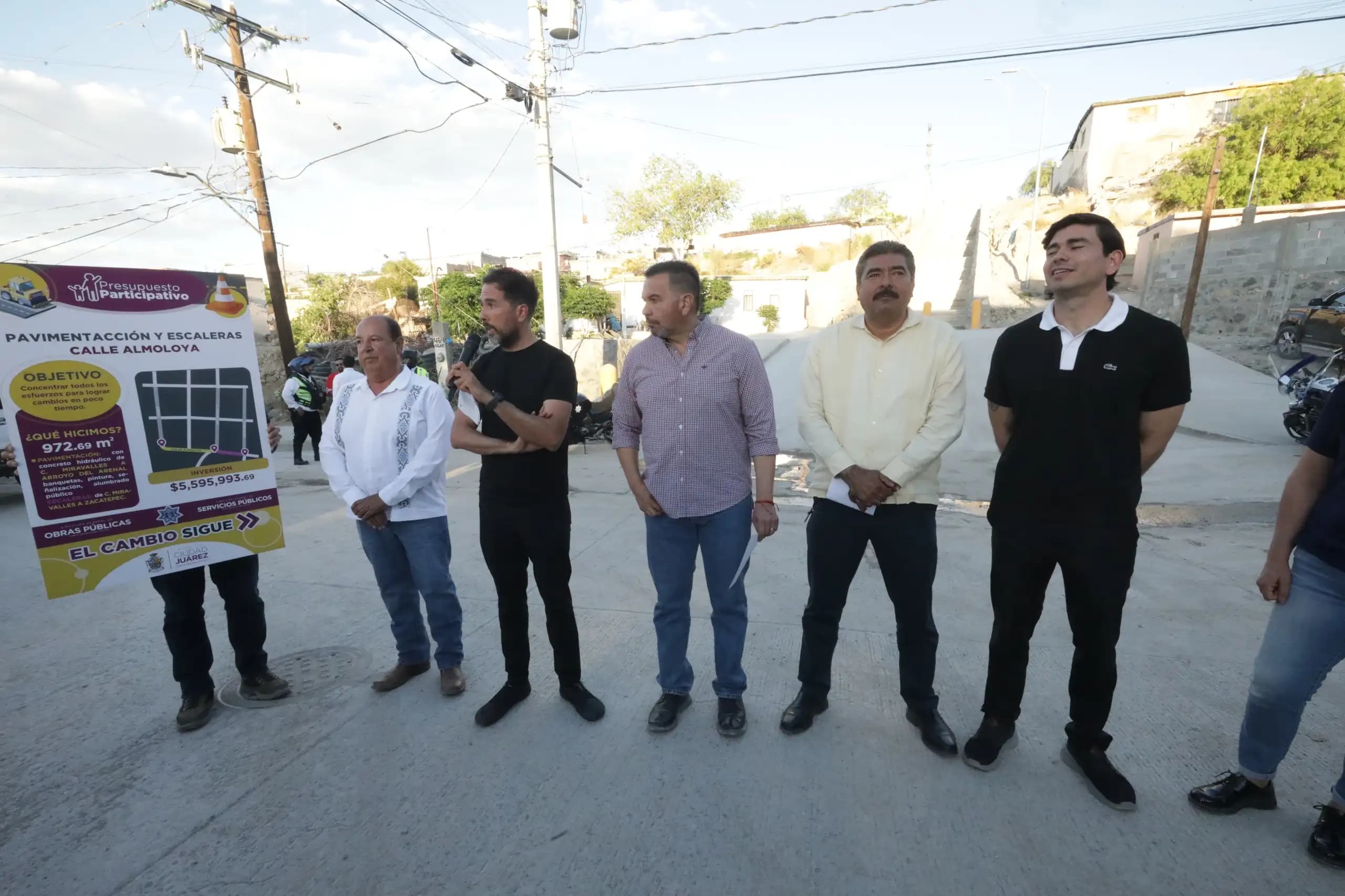 Finalizan trabajos del Presupuesto Participativo en la calle Almoloya