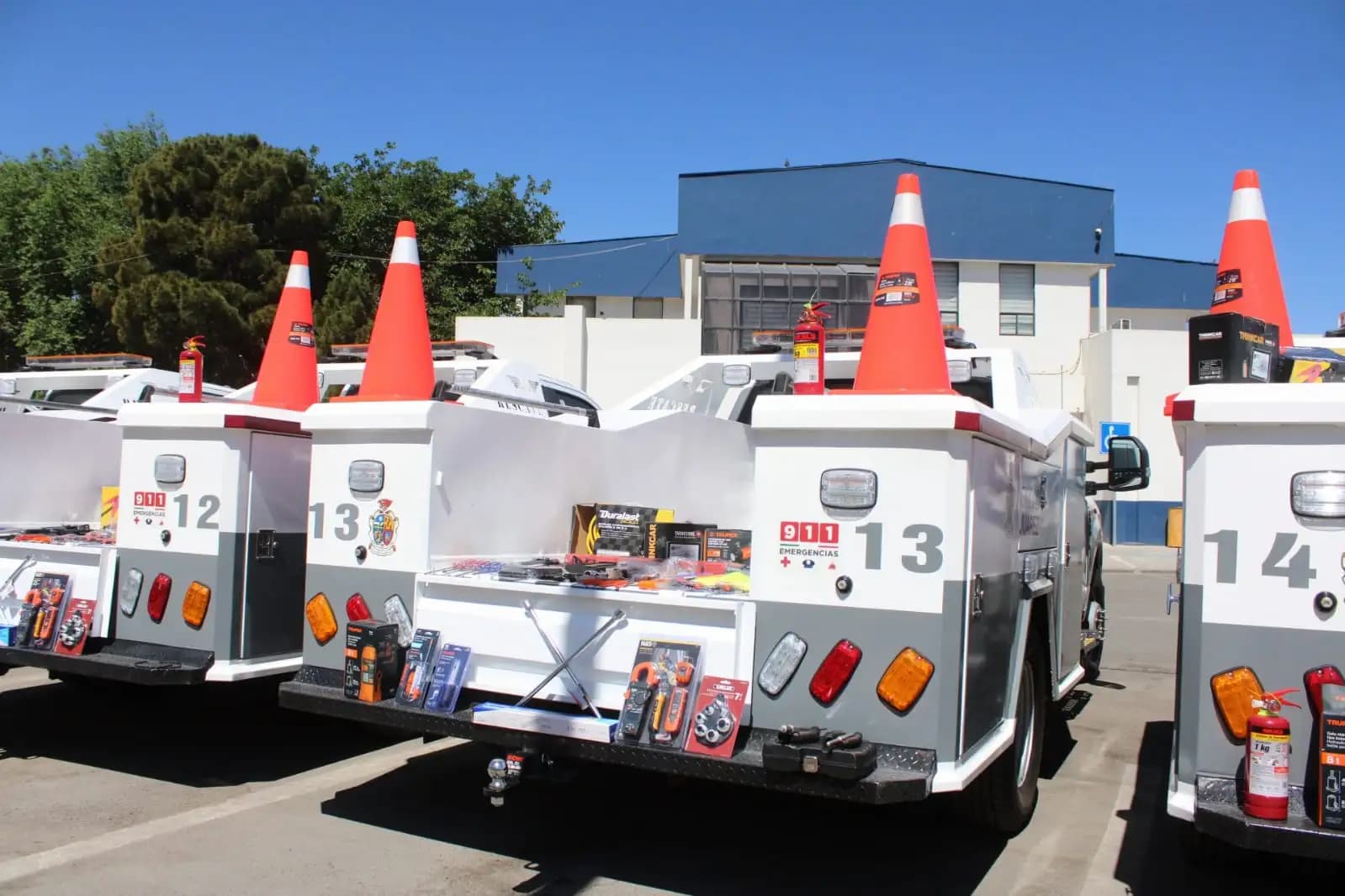 Entrega Cruz Pérez Cuéllar 15 unidades nuevas de Auxilio Vial