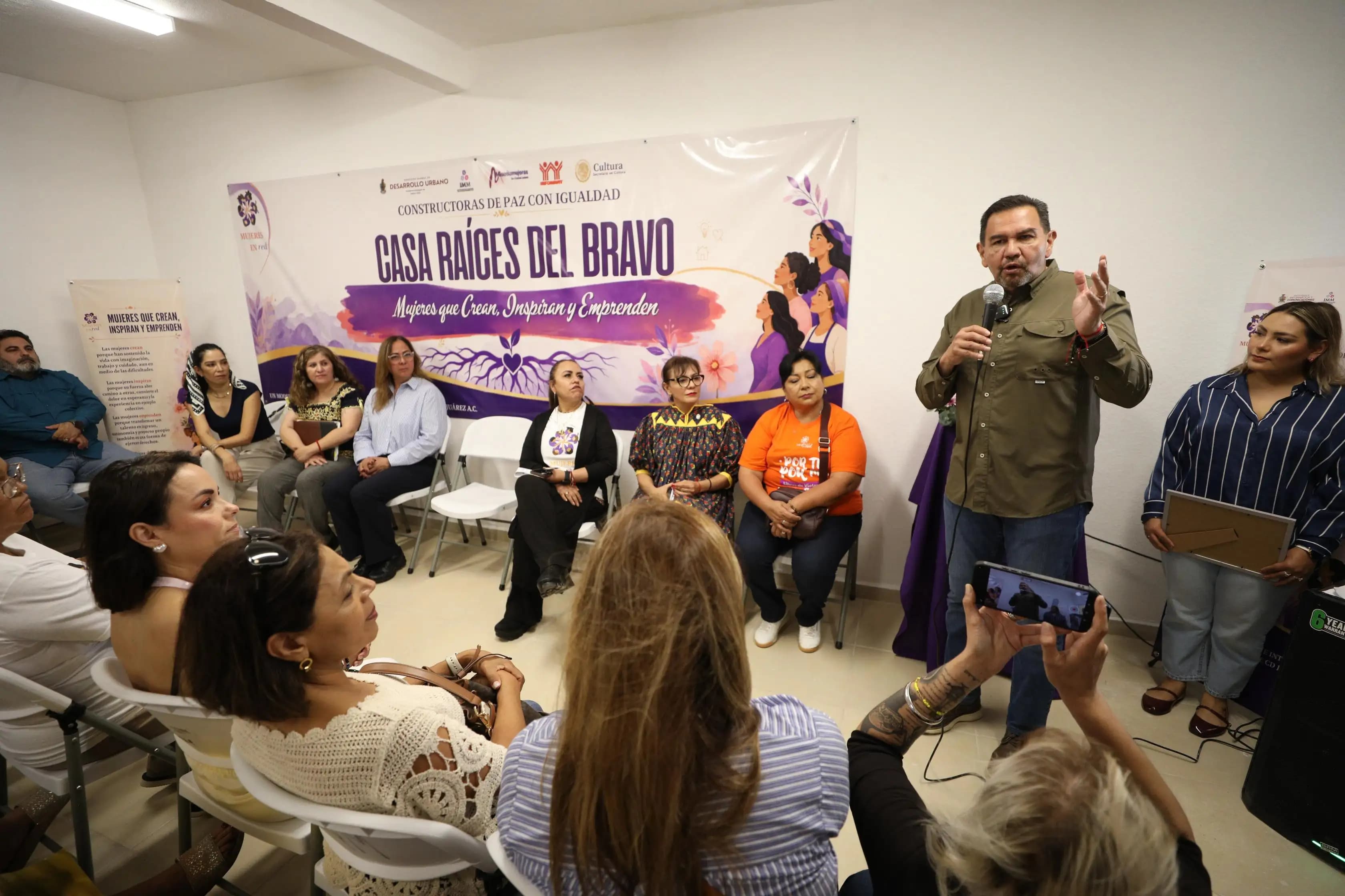 Inaugura Cruz Pérez Cuéllar el 3er Espacio de Paz en Riberas del Bravo