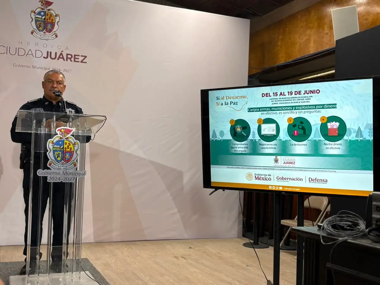 “Si al desarme, si a La Paz” retira de las calles 35 explosivos y 212 armas de fuego
